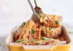 Balanced & Healthy Mexican Lasagna
